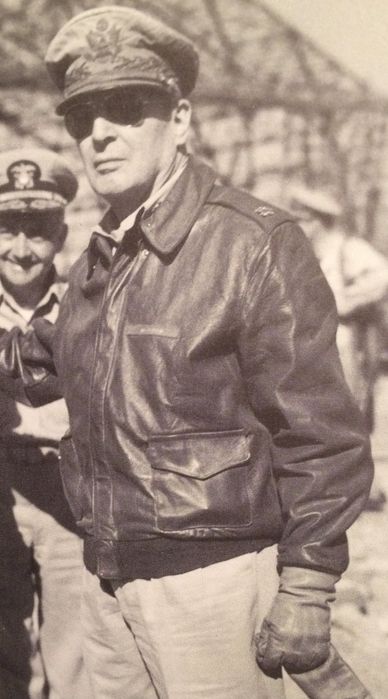 Geaca pilot aviator din piele, model A 2, US Air Force