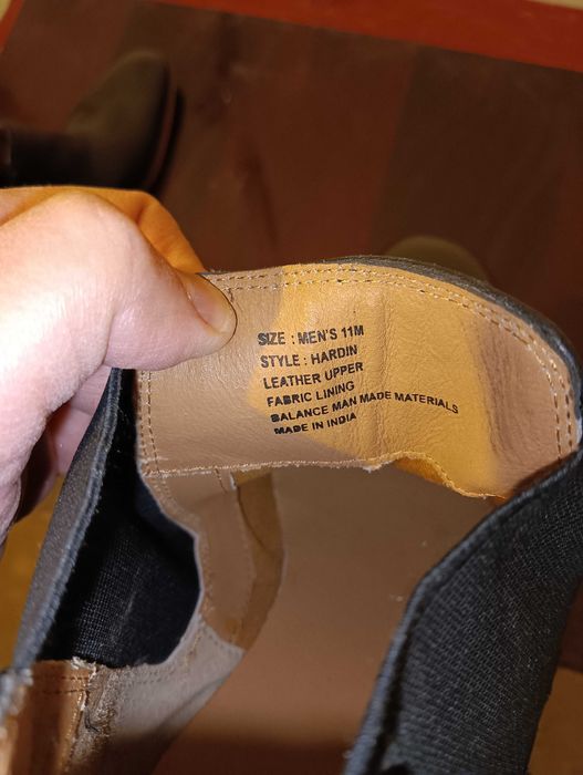 Ghete negre din piele pentru bărbați Aiden&Mason, marimea 44