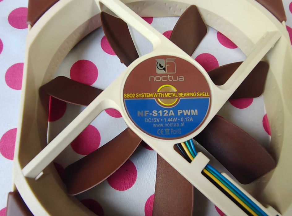 Cooler, ventilator carcasa 120x120mm Noctua NF-S12A PWM.