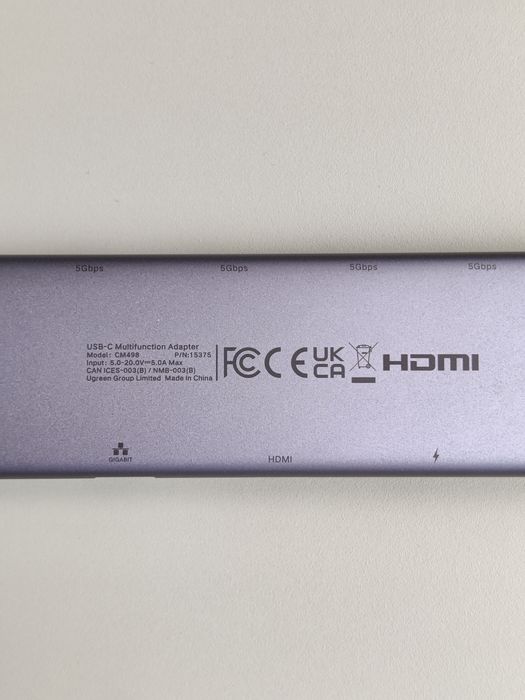 Type C Hub UGREEN USB 9-в-1, 9-in-1