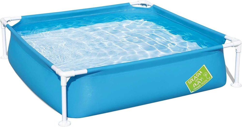 НОВИ! Детски басейн с метална рамка  Bestway 122х122x30.5см