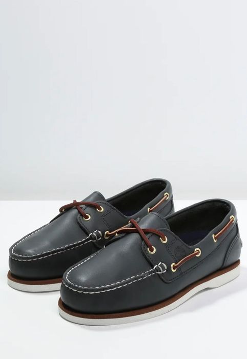 Timberland дамски мокасини цвят индиго