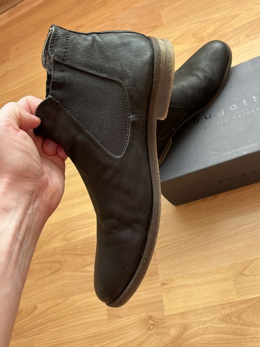 Bugatti Боти обувки зимни естествена кожа / обувки естествена кожа