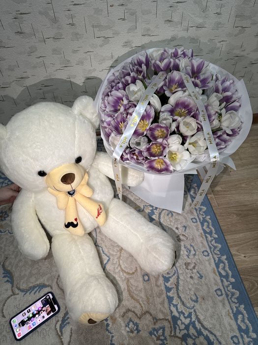 тюльпан цветы 55 штук