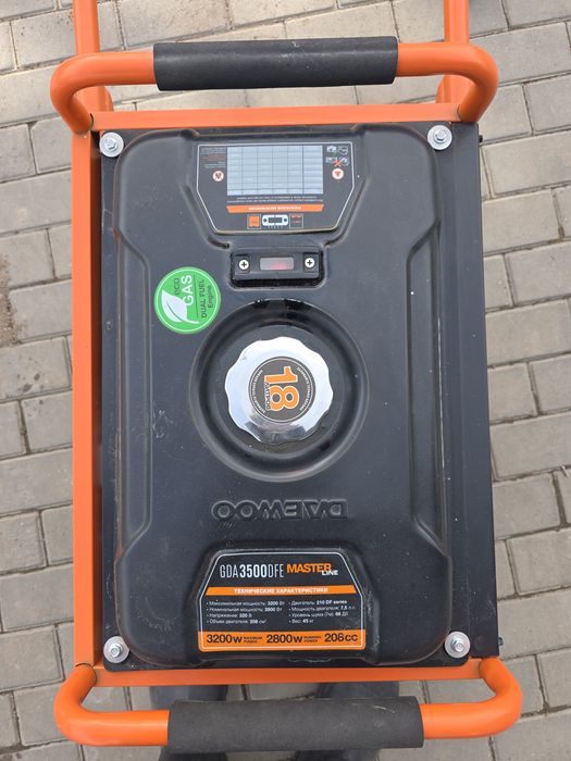 Генератор Daewoo 3 КВт газ/бензин