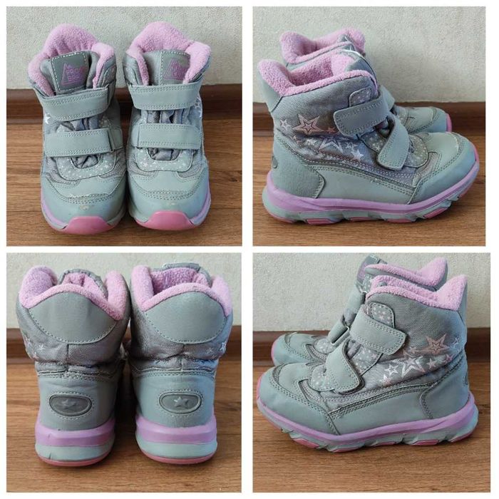 Зимние ботинки на девочку 32 размер