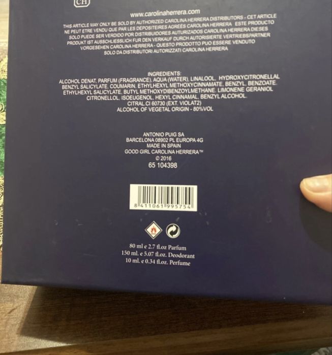 Parfum pentru femei, Carolina Herrera