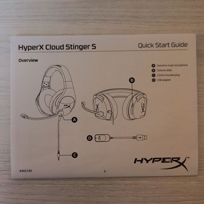 Проводные наушники HyperX Cloud Stinger S