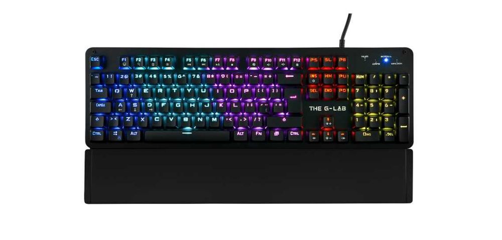 The G-Lab Keyz Carbon-E RGB Mechanical Gaming Keyboard