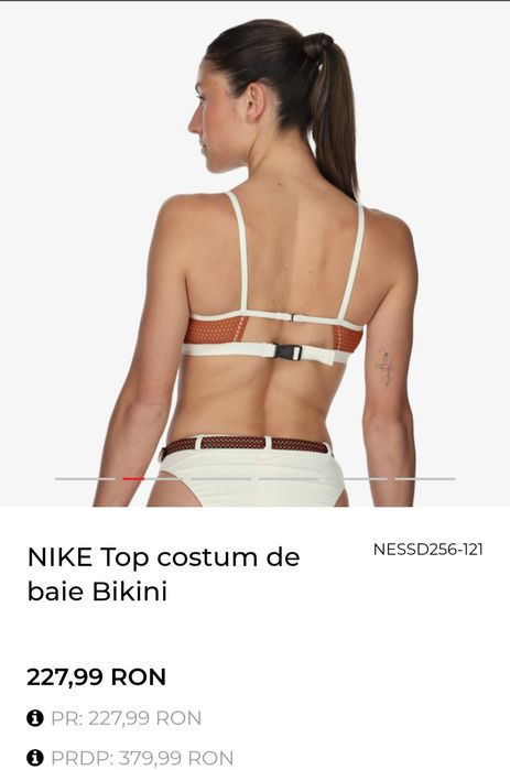 Costum de Baie Nike High Waist Bottom 2 piese
