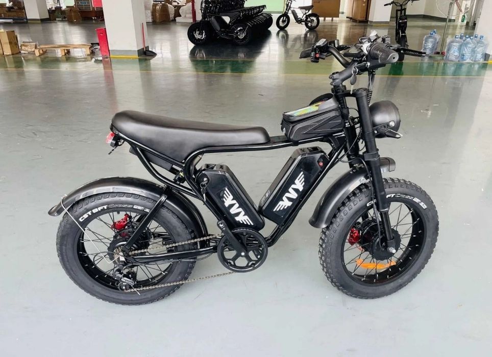 Нов!! Електрически велосипед YVY C20 Max 2000W 52V/2*20Ah 60 км.ч. 120 км.