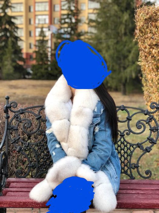 Продам парку джинсовую