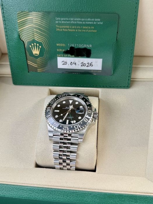 Rolex GMT MASTER II "Bruce Wayne" | New | Pe Stoc | 40mm | 19600 Euro | 126710GRNR | 2026