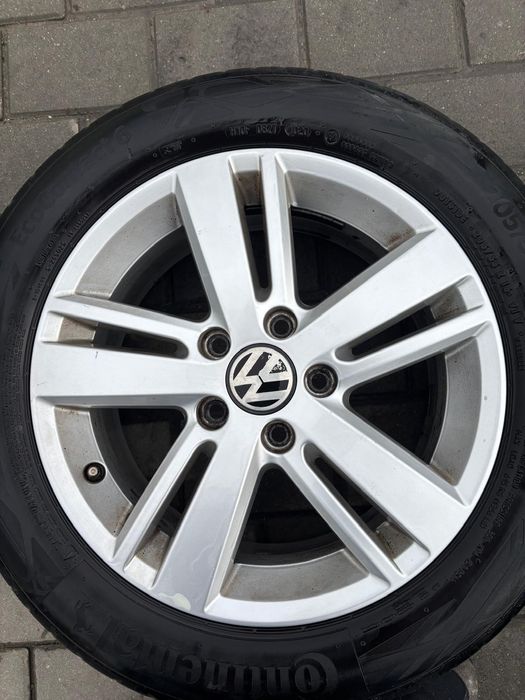 Jante vw 6.5jx16 Et 50 si cauciucuri  Continental