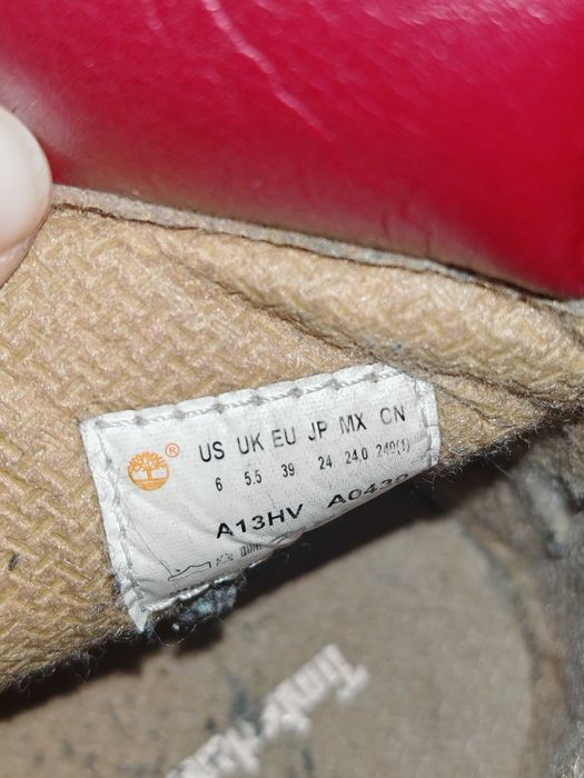 Червени дамски зимни боти Timberland