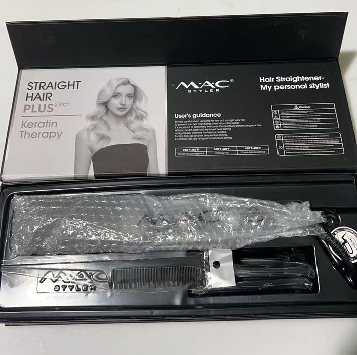 Placă de Îndreptat Părul MAC STYLER MC-5584, Titan, 2 inch, control temperatură digital, ecran LCD