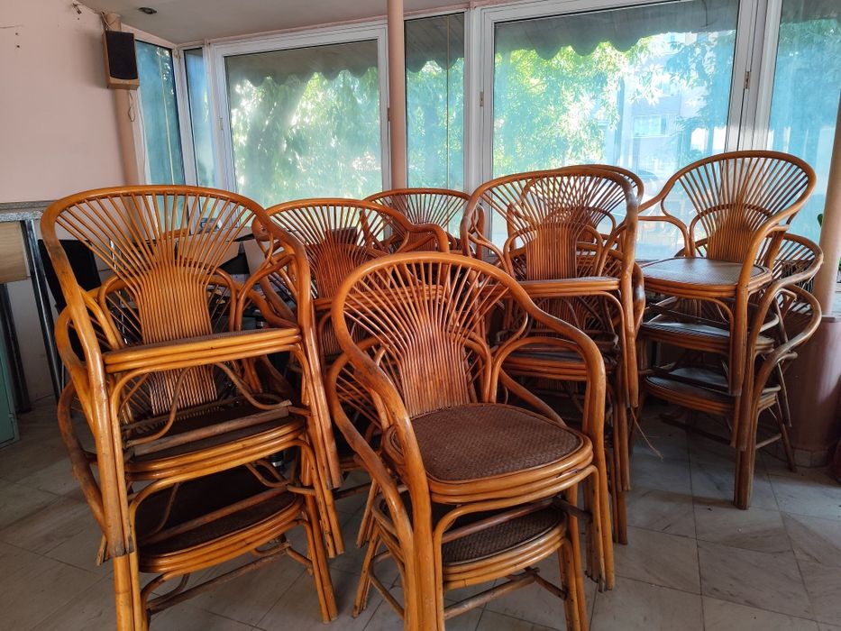 Ратанови столове и маси