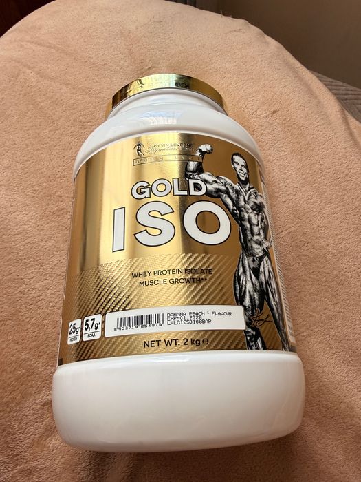 100% Whey protein Kevin Levrone Gold ISO – 2 kg | Banana Peach