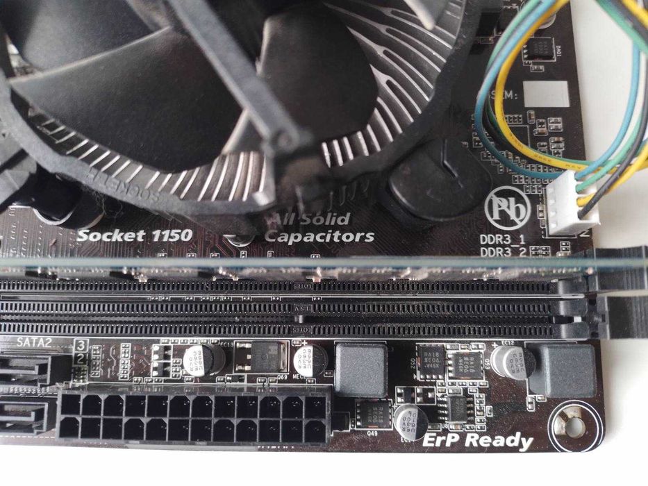 Дънна платка Gigabyte GA-H81M-DS2 с Intel Core i3-4170 с боксов охладител и 4GB DDR3