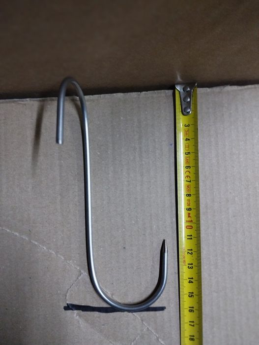 Set carlige inox pentru afumatoare