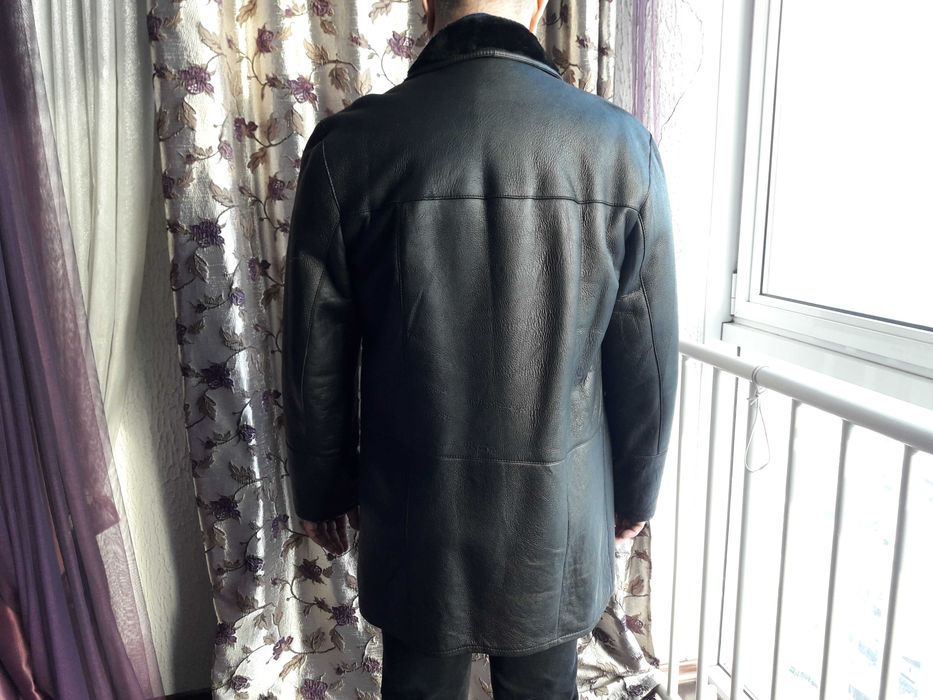 Дублёнка мужская бу размер 52-54