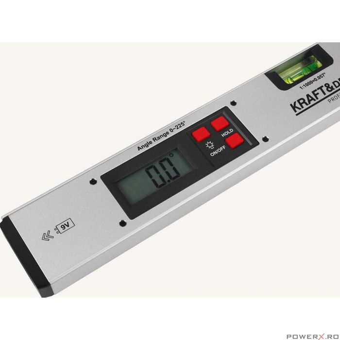 Nivela digitala, poloboc, LCD 400 mm, masurarea unghiurilor de la 0°