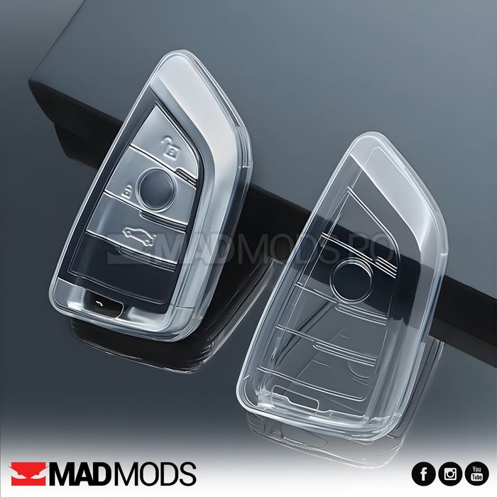 Husa transparenta slim protectie cheie BMW Seria 1 2 3 4 5 6 7 8 X i M