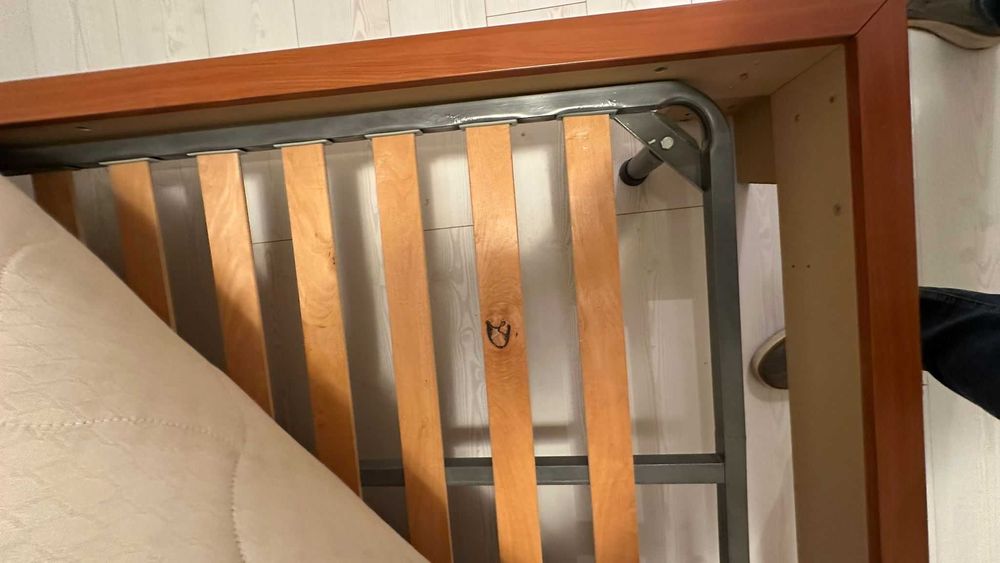 Canapea extensibila, pat, noptiere si electrocasnice mici