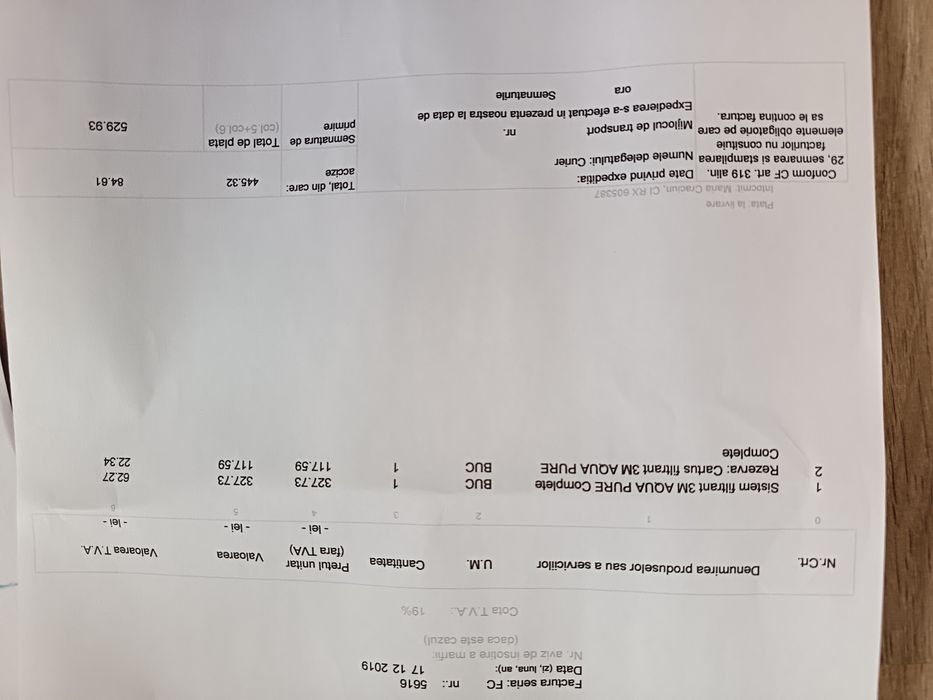 Sistem Filtru de apa Aqua Pure Complete, Nou - Nefolosit
