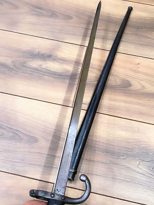Френски щик нож байонет ГРА GRASS M1874 еднакви номера