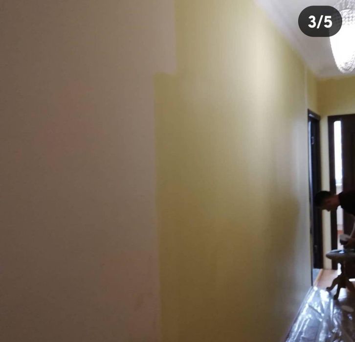 Покраска стен и потолков