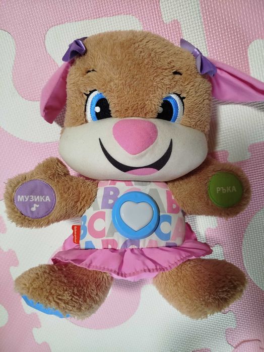 Музикална играчка куче Fisher price на български език