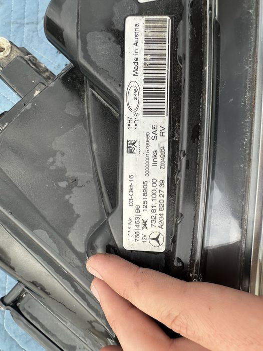 Mercedes GLK ляв фар 2013-16