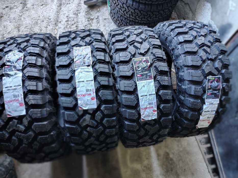 4бр Нови гуми за кал Tesche 265 70 17