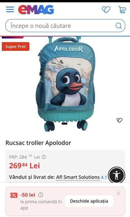 Ghiozdan/Rucsac/Troller Apolodor