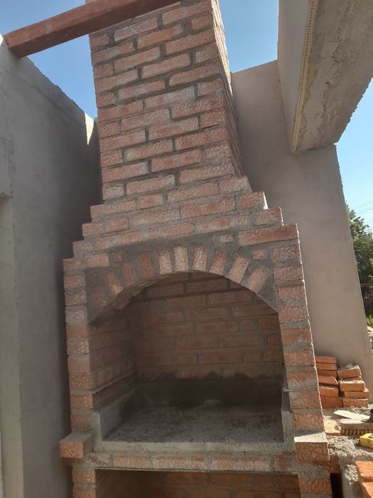 Rustic si simplu,gratar curte