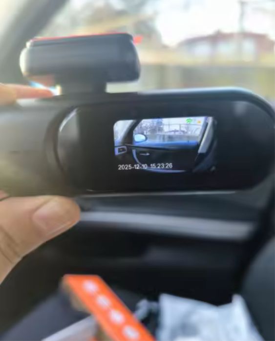 Camera Video Auto/Dash cam DVR, fata si spate, 4K UHD Dual Channel Fata si Spate, 2160p, Wifi + Modul de parcare