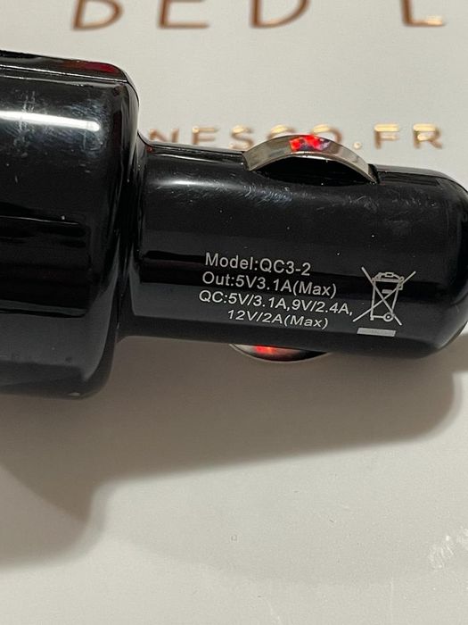 Încărcător auto USB Qualcomm Quick charge 3.0 .