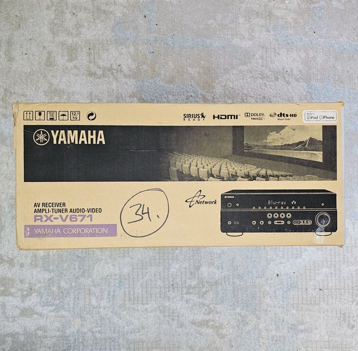Ресивер Yamaha RX-V671 США 100В на запчасти
