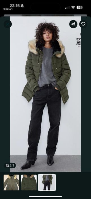 Дамско зимно яке Зара Zara S размер