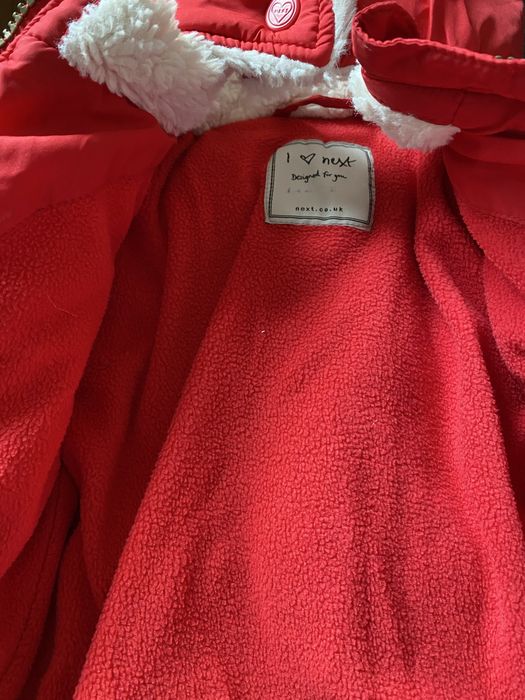 Geaca Next rosie iarna f