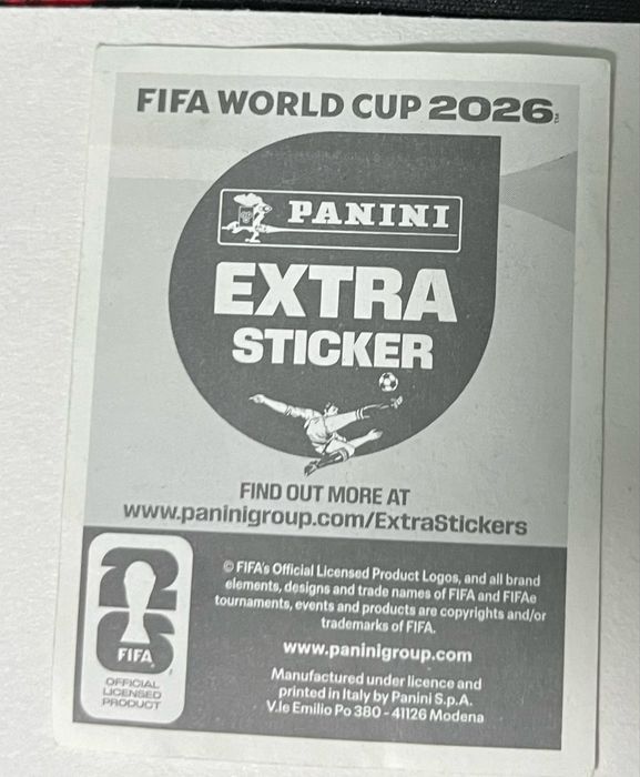 PANINI Extra Sticker Messi