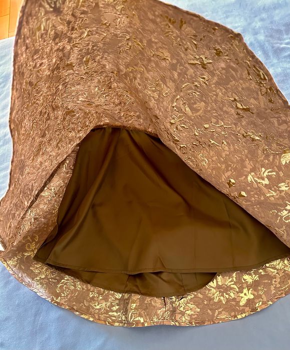 Дамска златист сет от тафта