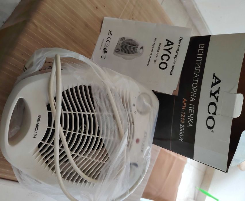 Вентилаторна печка Ayco AFH-1212-2000 w
