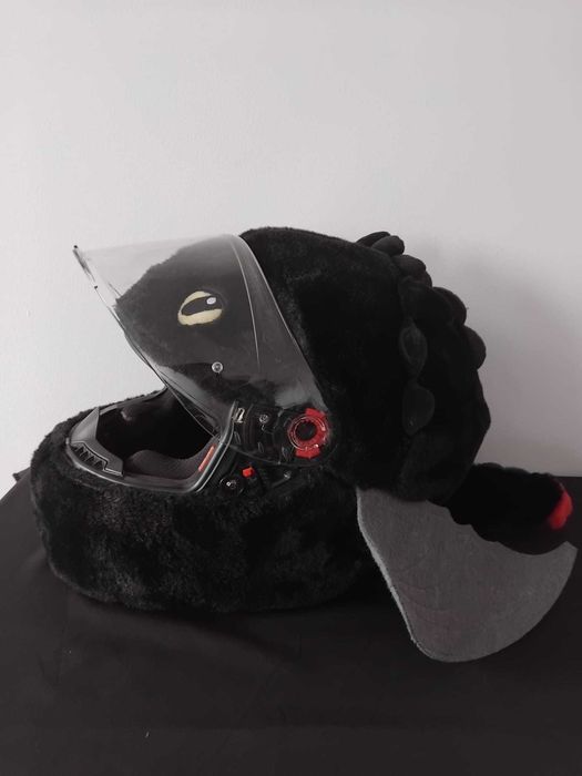 PROMOTIE Casca moto Revenge 2 + Intercom + Cagula + Husa Dragon(+OEM)