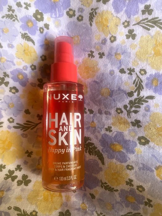 NUXE HAIR AND SKIN Happy in Pink парфюмен мист за коса и тяло за жени /роза, малина, мускус/ 100 мл