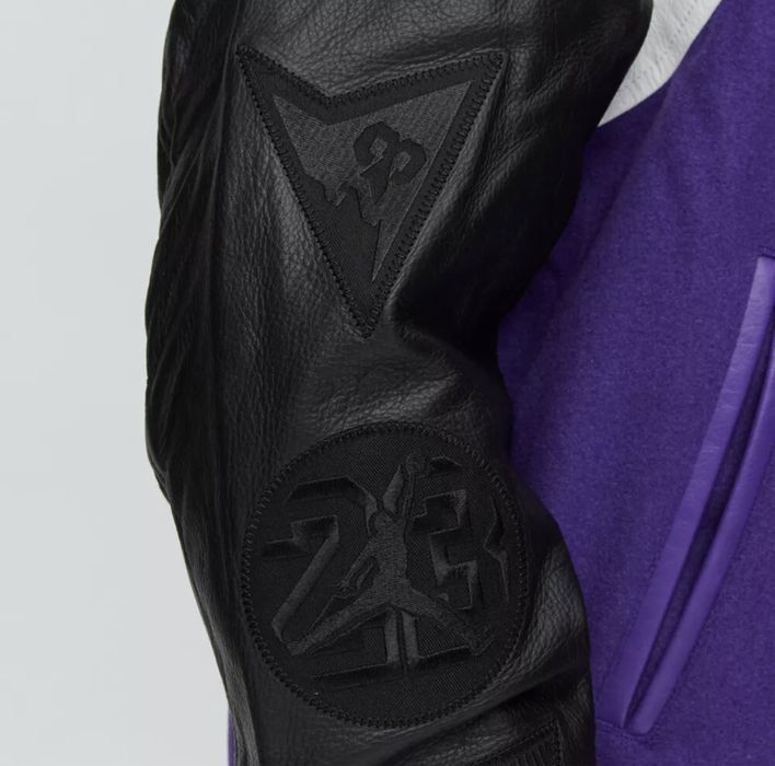 Мъжко бомбър яке Nike Jordan DNA Varsity / ест.кожа / - размер L/XL
