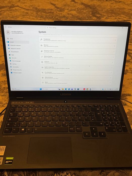 Lenovo Legion 5 i5/10 gtx 1650