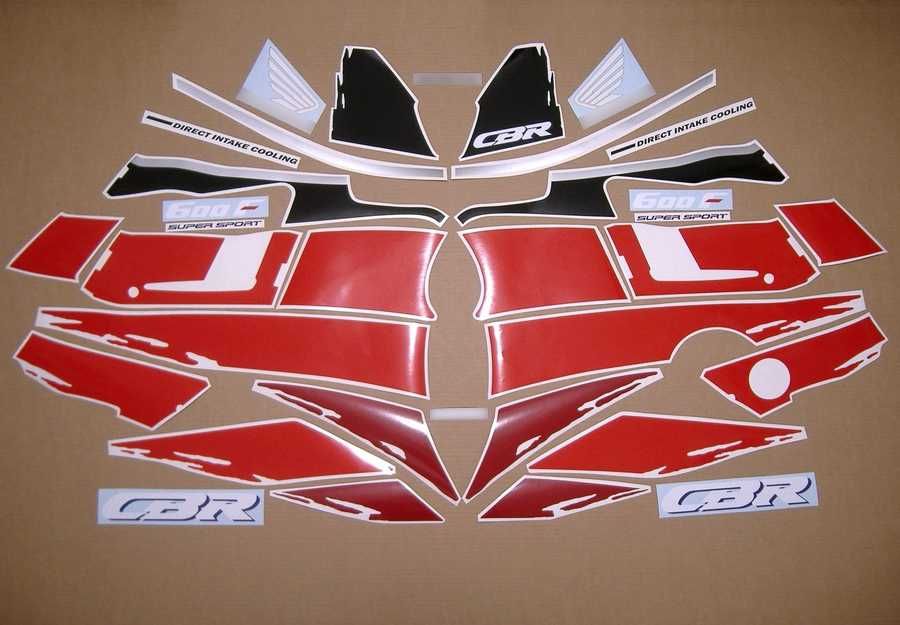 Стикери Honda CBR 600 F2 1991г.-1994г. лепенки хонда цбр ф2 графики
