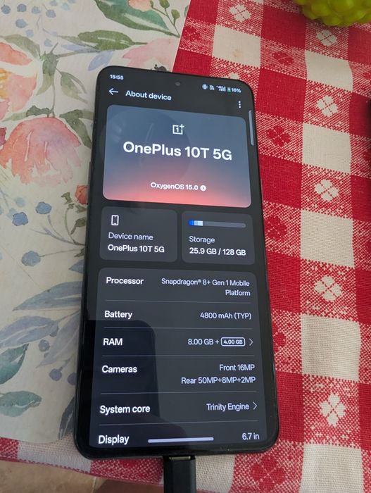 OnePlus 10T 5G 12GB Ram + 128GB storage